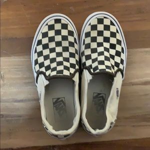 Size 6.5 Women’s checkered Vans